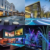 billige Neon LED-lys-220v led neon fleksibel stripe tau lys vanntett smd2835 120led/m med strømplugg rgb farge skiftende 8x16mm 5m 10m 20m