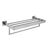 Недорогие Держатели для полотенец-Держатель для полотенец / Полка для ванной Многослойный / Креатив Современное Нержавеющая сталь 1шт - Ванная комната На стену