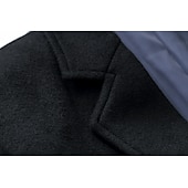 Χαμηλού Κόστους Ανδρική καμπαρντίνα-Ανδρικά Χειμερινό παλτό Μάλλινο Παλτό Πανωφόρι ΕΞΩΤΕΡΙΚΟΥ ΧΩΡΟΥ Γραφείο Χειμώνας Φθινόπωρο Πολυεστέρας Αντιανεμικό Ζεστό Εξωτερικά ενδύματα Ρούχα Κλασικό Πέτο