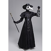 preiswerte Herren Kollektion-Cosplay Kostüm Pestdoktor Mittelalterlich Urlaubskleid Erwachsene Herren Damen Karneval Festival Verkleiden