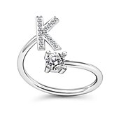billige Trendy smykker-1 stk Bandring For Herre Dame Krystall Hvit Legering Klassisk
