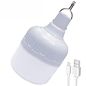 Недорогие Круглые светодиодные лампы-1шт 30 W Круглые LED лампы 1000 lm USB 72 Светодиодные бусины SMD 5730 Водонепроницаемый Перезаряжаемый Диммируемая Белый 5 V / RoHs / CE