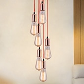 preiswerte Insellichter-100 cm Cluster Design Pendelleuchte Metall Vintage Country 220-240v