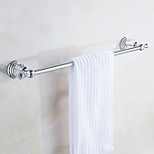 cheap Bathroom Accessory Set-Wall Mounted Silver Bathroom Hardware Towel Bar, Robe Hook, Towel Holder, Toilet Paper Holder, 304Stainless Steel - for Home and Hotel bathroom