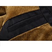 cheap Men&#039;s Downs &amp; Parkas-Men&#039;s Winter Coat Winter Jacket Puffer Jacket Quilted Jacket Camping &amp; Hiking Warm Winter Solid Color Bright Black Black Puffer Jacket