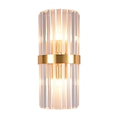 levne Křišťálová nástěnná svítidla-křišťálové kreativní moderní nástěnné lampy v severském stylu nástěnné svítidla ložnice jídelna ocelové nástěnné světlo 110-120v 220-240v