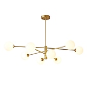 voordelige Spoetnik-ontwerp-90 cm led kroonluchter nordic style spoetnik design hanglamp cluster design aluminium cluster moderne industriële gegalvaniseerde geverfde afwerkingen 110-120v 220-240v