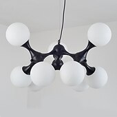 economico Lampadari-75 cm sputnik design lampadario lampada a sospensione stile nordico design a grappolo argento metallo nero finiture verniciate elettrolitiche 110-120 v 220-240 v