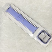 cheap Apple Watch Bands-Watch Band for Apple Watch Series 8 7 6 5 4 3 2 1 SE Silicone Replacement  Strap Breathable Sport Band Wristband