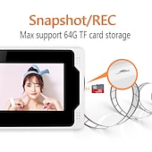 cheap Video Door Phone Systems-WIFI / Wired &amp;amp; Wireless Recording 7 inch Hands-free One to One video doorphone