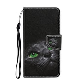 رخيصةأون جرابات آيفون-هاتف غطاء من أجل ايفون 16 آيفون 15 برو ماكس بلس iPhone 14 13 12 11 Pro Max Plus X XR XS حافظة بطاقة المحفظة غطاء الوجه مغناطيس ضد الصدمات كارتون قطة زهرة الأزهار TPU جلد PU