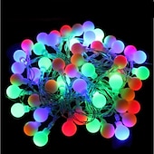 economico Plug in elettrico-globo luci della stringa 10m 100 led mini palla fata luce all&#039;aperto decorazione di cerimonia nuziale luci impermeabile per interni esterni camera da letto festa giardino albero di natale decor plug
