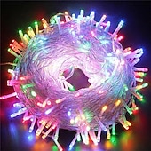 cheap Plug String Lights-100M 800LEDs Outdoor  Tree LED Fairy String Lights Waterproof EU UK Plug Holiday Lighting Wedding Party Decoration 220-240V