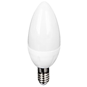 halpa LED-kynttilälamput-10kpl e14 3w led kynttilälamppu kynttilänjalka kattokruunu lamppu koriste valo lämmin valkoinen viileä valkoinen c35 c35l himmeä 220-240v
