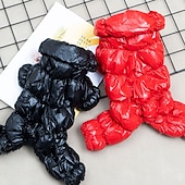 ieftine paltoane-haină de iarnă pentru câini, impermeabilă, rezistentă la vânt, costum de zăpadă pentru câini, căptușită cu lână, haine de iarnă pentru animale de companie pentru pudeli chihuahua buldog francez câini
