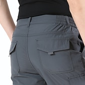 billiga Byxor och shorts-Herr Arbetsbyxor Vattentäta vandringsbyxor Sommar Utomhus Vattentät Ripstop Vindtät Andningsfunktion Byxa Militärbyxor Underdelar Svart Blå Bomull Fiske Camping Klättring M L XL XXL XXXL