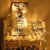voordelige Plug String Lights-led lichtslingers 800 leds 400 leds 300 leds 200 leds 100 leds plug in lichtslingers 8 modi waterdicht binnen buiten kerstboom bruiloftsfeest slaapkamer decoraties eu stekker 220-240v en ons stekker