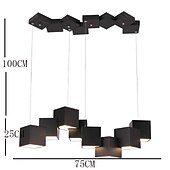 levne Závěsná světla-75 cm jednoduchý design přívěsek lehký kov moderní 220-240v