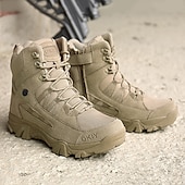 cheap Hiking Boots-Men&#039;s Tactical Hiking Boots - Lightweight, Durable, Breathable Combat Boots for Outdoor Adventures
