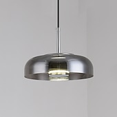 abordables Luces de isla-23 cm diseño único estilo nórdico colgante de luz de vidrio moda electrochapado estilo nórdico moderno 110-120v 220-240v