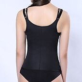 お買い得  ヨガシェイプウェア-女性 ネオプレンタンクトップ ウエスト引き締めベスト ホットスウェットワークアウトタンクトップスリミングベスト おなかコントロール 痩身 減量 ために ジムトレーニング エクササイズ＆フィットネス ビクラム