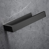 cheap Bathroom Accessory Set-Bathroom Accessory Set, Self-adhesive Matte Black Stainless Steel Hardware Include Robe Hook, Towel Bar, Towel Holder, Toilet Paper Holder,for Home and Hotel