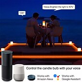 お買い得  WiFi&amp;音楽コントロール-スマートwifiledストリップライトはalexa32.8ft-10mテープライトsmd5050音楽同期色変更で動作しますiOSandroidおよび12v電源用の寝室キッチンテレビパーティー