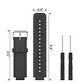economico Cinturini per orologi Garmin-cinturino smart watch per garmin vivoactive cinturino smartwatch in silicone morbido cinturino sportivo traspirante cinturino di ricambio