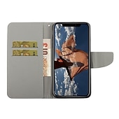 رخيصةأون جرابات آيفون-هاتف غطاء من أجل ايفون 16 آيفون 15 برو ماكس بلس iPhone 14 13 12 11 Pro Max Plus X XR XS حافظة بطاقة المحفظة غطاء الوجه مغناطيس ضد الصدمات كارتون قطة زهرة الأزهار TPU جلد PU
