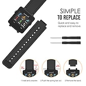 economico Cinturini per orologi Garmin-cinturino smart watch per garmin vivoactive cinturino smartwatch in silicone morbido cinturino sportivo traspirante cinturino di ricambio