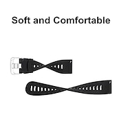 tanie Opaski do zegarków Garmin-Pasek do zegarka na Garmin Forerunner 55 245 645 Music Venu 2 Plus / Sq / Sq Muzyka Vivomove 3 HR Luxe Style Sport Podejście S42 / S40 / S12 Venu Silikon Zastąpienie Pasek 20mm Regulowany Oddychający