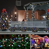 voordelige Plug String Lights-led lichtslingers 800 leds 400 leds 300 leds 200 leds 100 leds plug in lichtslingers 8 modi waterdicht binnen buiten kerstboom bruiloftsfeest slaapkamer decoraties eu stekker 220-240v en ons stekker