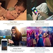 お買い得  WiFi&amp;音楽コントロール-スマートwifiledストリップライトはalexa32.8ft-10mテープライトsmd5050音楽同期色変更で動作しますiOSandroidおよび12v電源用の寝室キッチンテレビパーティー