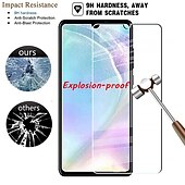 levne Ochranné fólie pro Huawei-2 ks Telefon Chránič obrazovky Pro Huawei P40 P20 P20 lite P30 P30 Lite Tvrzené sklo 9H tvrdost Proti otiskům Vysoké rozlišení (HD) Odolné proti poškrábání Doplňky k mobilu