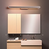 cheap Vanity Lights-80 cm Led Mirror Lamp Bathroom Bathroom Mirror Lamp Modern Simple Aluminum Lamp Dance Dressing Room Lamp Background Wall Lamp