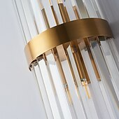 levne Křišťálová nástěnná svítidla-křišťálové kreativní moderní nástěnné lampy v severském stylu nástěnné svítidla ložnice jídelna ocelové nástěnné světlo 110-120v 220-240v