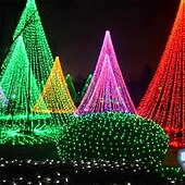 cheap Plug String Lights-100M 800LEDs Outdoor  Tree LED Fairy String Lights Waterproof EU UK Plug Holiday Lighting Wedding Party Decoration 220-240V