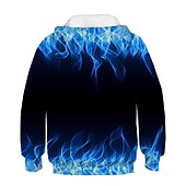 cheap Boy&#039;s 3D Vision &amp; Geometry-New Year Boys 3D Graphic 3D Hoodie &amp; Sweatshirt Long Sleeve 3D Print Active Kids