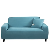 baratos Cobertura de Sofa-capa de sofá capa de sofá jacquard elástico secional poltrona sofá de dois lugares 4 ou 4 ou 3 lugares em forma de l bordô vermelho branco cinza preto liso cor sólida macio durável lavável