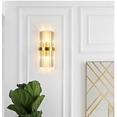 levne Křišťálová nástěnná svítidla-křišťálové kreativní moderní nástěnné lampy v severském stylu nástěnné svítidla ložnice jídelna ocelové nástěnné světlo 110-120v 220-240v