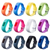 お買い得  ガーミン時計バンド-時計バンド のために ガーミン Vivofit 3 Garminvívofitjr ガーミンVivofitJR2 シリコーン 置換 ストラップ 高通気性 スポーツバンド リストバンド