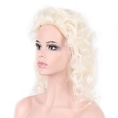 זול פאות היסטוריות-פאה שואגת פאה קוספליי פאה סינתטית פאה קוספליי פאה מארי אנטואנט מתולתל מתולתל פאה מהמאה ה-18 פאת שיער סינטטי לבן באורך בינוני פאת קרנבל לבנה של קליפורניה