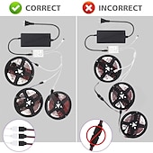 economico Controllo WiFi e musica-luci di striscia led controllo app bluetooth 20m 66ft 600leds / 15m 49ft450leds rgb cambia colore smd5050 sincronizzazione musicale flessibile per la casa cucina decorazione tv