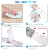 abordables luces de tira impermeables-Tira de luces led de 32,8 pies, 10m, rgb, smd, 5050, 30led/m, 2835, 60/m, resistente al agua que cambia de color, para decoración de retroiluminación de fiestas en el hogar