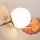 preiswerte Kronleuchter-90 cm Kronleuchter nordischen Stil globale Glühbirnen künstlerische moderne Mode Metall 110-120v 220-240v