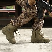 cheap Hiking Boots-Men&#039;s Tactical Hiking Boots - Lightweight, Durable, Breathable Combat Boots for Outdoor Adventures