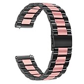 economico Cinturini per orologi Samsung-Cinturino per orologio  per Samsung Watch 3 45mm, Galaxy Wacth 46mm, Gear S3 Classic / Frontier, Gear 2 Neo Live Acciaio inossidabile Sostituzione Cinghia 22mm Lavoro Chiusura classica Polsino