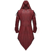 abordables Disfraz de videojuego-Inspirado por El país de las maravillas retorcido Súper Héroes Vídeo Juego Disfraces de cosplay Trajes De Cosplay Cosecha Chaqueta Disfraces