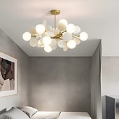 preiswerte Kronleuchter-90 cm Kronleuchter nordischen Stil globale Glühbirnen künstlerische moderne Mode Metall 110-120v 220-240v
