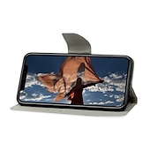 رخيصةأون جرابات آيفون-هاتف غطاء من أجل ايفون 16 آيفون 15 برو ماكس بلس iPhone 14 13 12 11 Pro Max Plus X XR XS حافظة بطاقة المحفظة غطاء الوجه مغناطيس ضد الصدمات كارتون قطة زهرة الأزهار TPU جلد PU